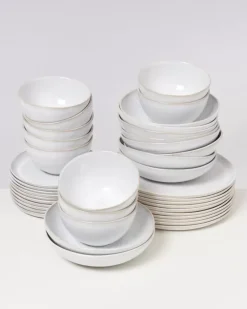 Cheap Melides White - 40 Teiliges Set Geschirr Sets