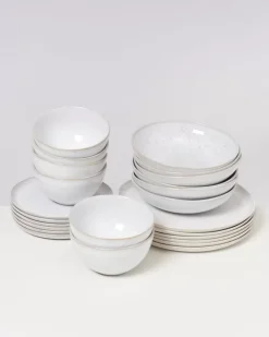 Sale Melides White - 24 Teiliges Set Geschirr Sets