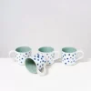 Hot Nodoa 4Er Set Tasse Mint Mit Punkten 4 Teilige Sets