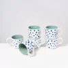 Fashion Nodoa 6Er Set Tasse Mint Mit Punkten Tassen & Becher Sets