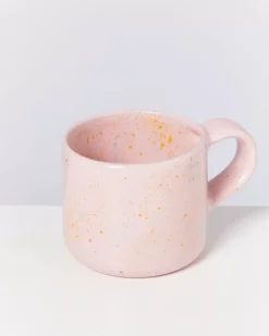 Best Nodoa 4Er Set Tasse Rosa Gesprenkelt Tassen & Becher Sets