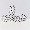 Clearance Nodoa 6Er Set Tasse Schwarze Punkte 6 Teilige Sets