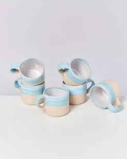 Best Sale Nodoa Tasse Blue Dipped Große Tassen