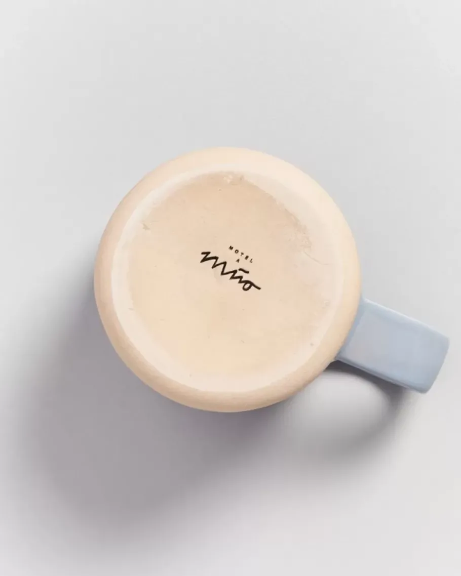 Sale Nodoa Tasse Grau Weis Gestreift Tassen & Becher