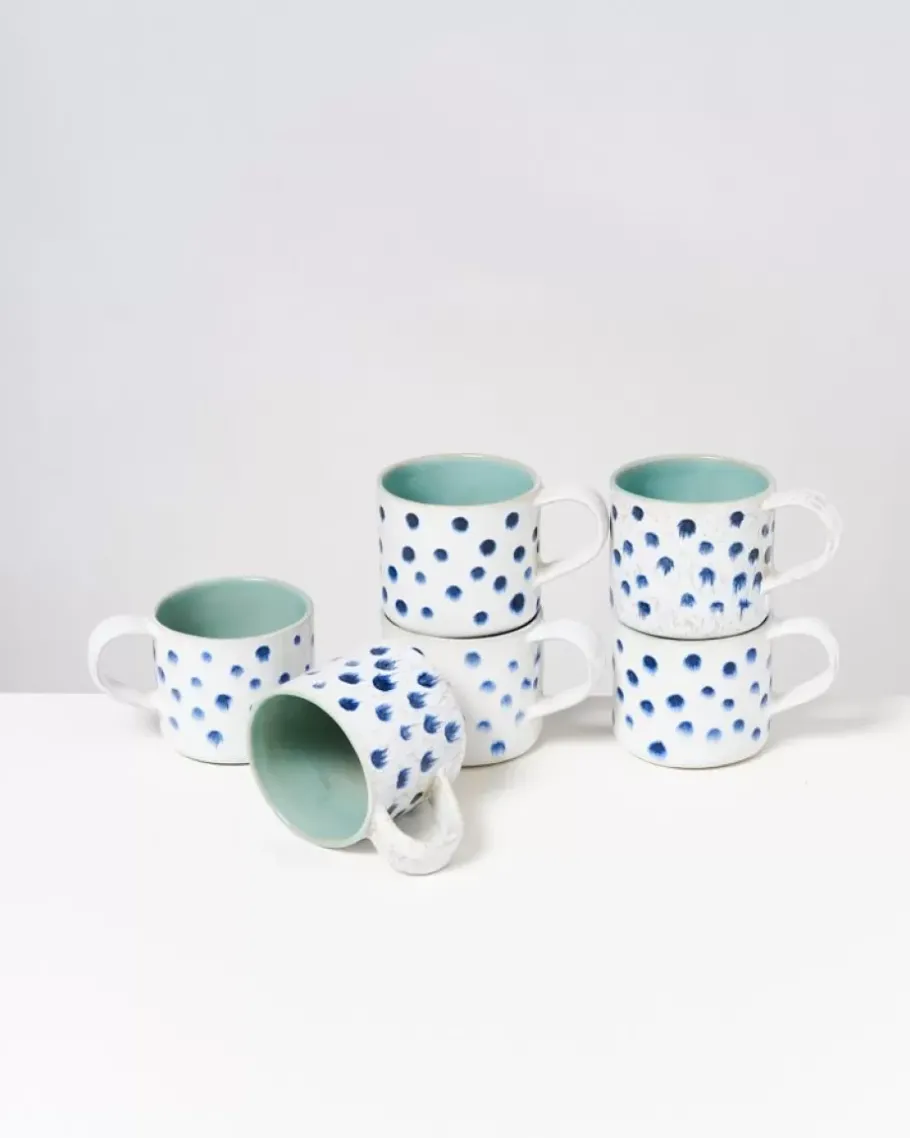 Hot Nodoa Tasse Mint Mit Punkten Große Tassen