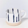 Shop Nodoa Tasse Weis Blau Große Tassen
