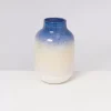 Best Nuno Vase L Blau Rosa Gesprenkelt Nuno L
