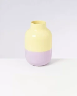 Outlet Nuno Vase L Gelb Lila Nuno L