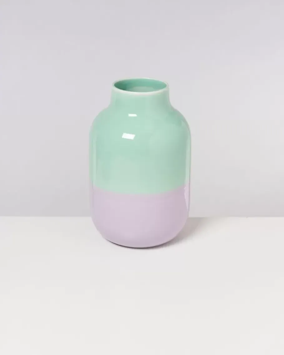 Sale Nuno Vase L Pastellmint Lila Vasen