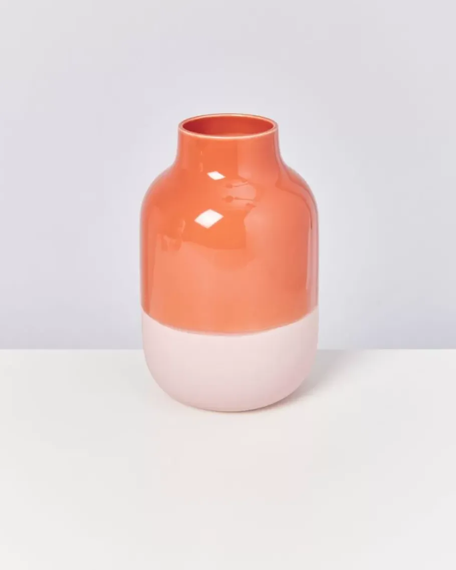 Outlet Nuno Vase L Rose Coral Vasen