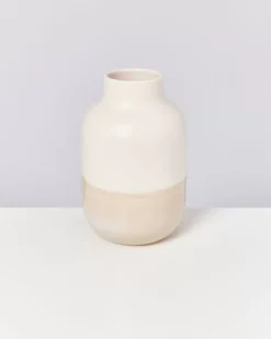 Store Nuno Vase L Sand Vasen