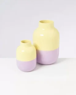 Shop Nuno Vase M Gelb Lila Vasen
