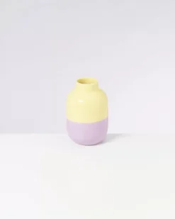 Best Sale Nuno Vase M Gelb Lila Nuno M