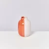 Outlet Nuno Vase M Half Coral Rose Nuno M