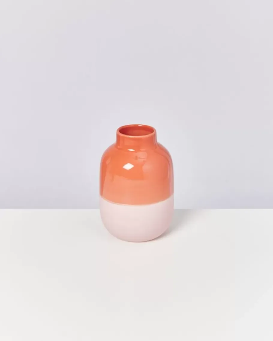 Outlet Nuno Vase M Rose Coral Vasen
