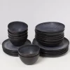 Discount Sintra Schwarz - 24 Teiliges Set Geschirr Sets
