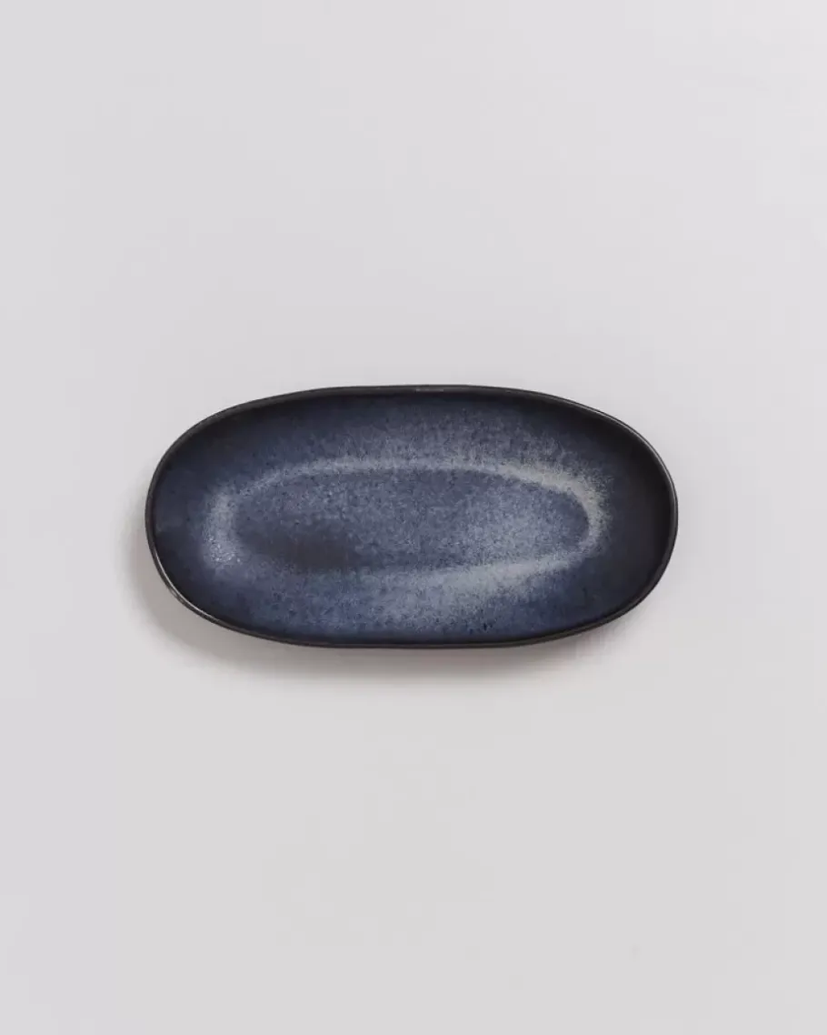 Fashion Sintra Servierplatte M Schwarz Servierplatten