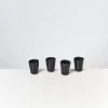 Hot Turmalina 4Er Set Espressobecher Schwarz Tassen & Becher