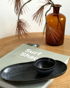 Best Sale Turmalina Servierplatte M Schwarz Servierplatten