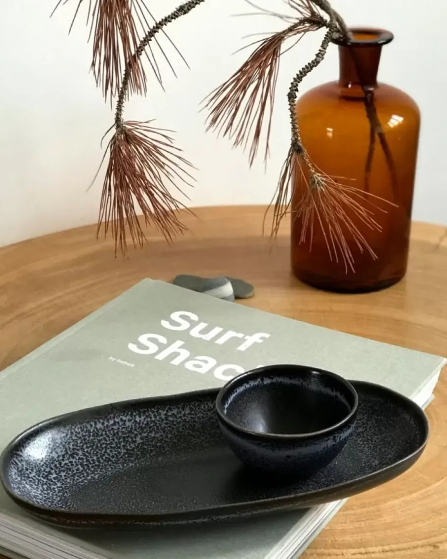 Best Sale Turmalina Servierplatte M Schwarz Servierplatten