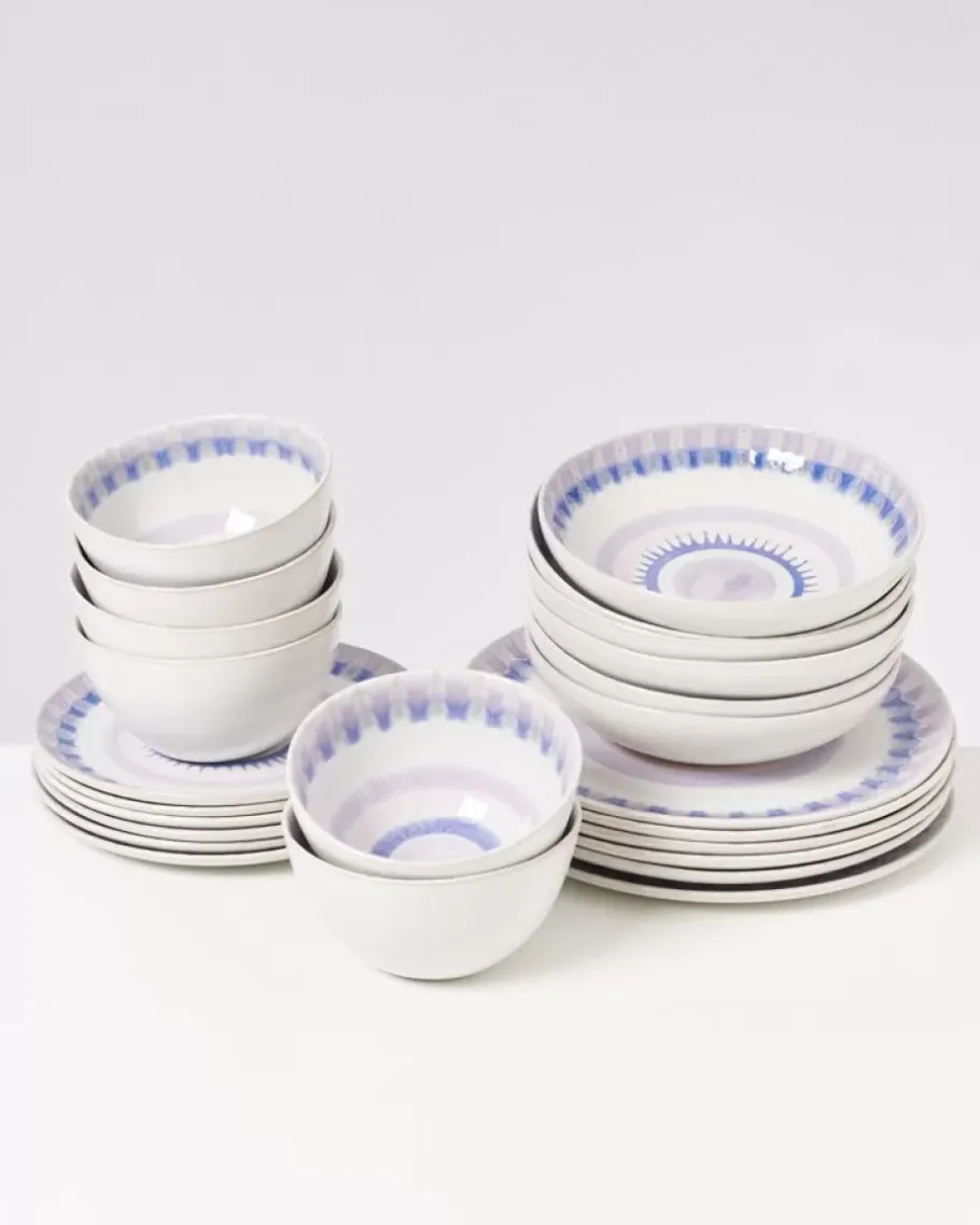 New Verao Lila Blau -24 Teiliges Set 24 Teilige Sets