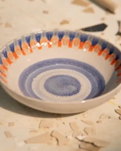 Best Sale Verao Pastateller Blau Orange Pastaschalen