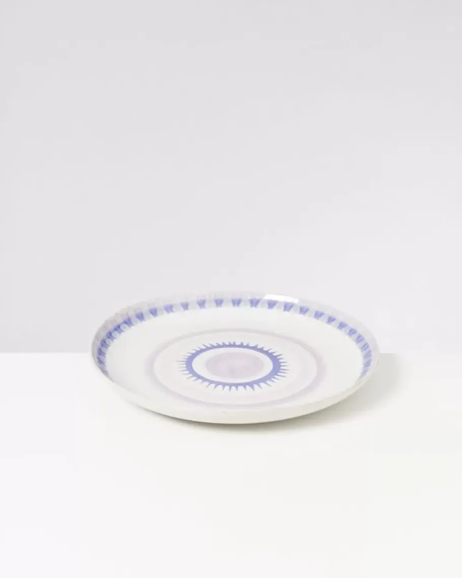 Shop Verao Servierplatte Xl Rund Lila Blau Servierplatten