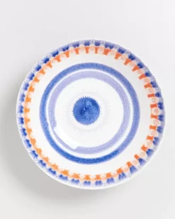 Best Verao Servierschale Gros Flach Blau Orange Obstschalen
